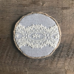 Lace Detail Coasters