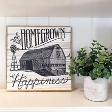 Load image into Gallery viewer, Homegrown Happiness Farmhouse Canvas Print