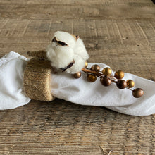Load image into Gallery viewer, Cotton Stem Napkin Ring Set