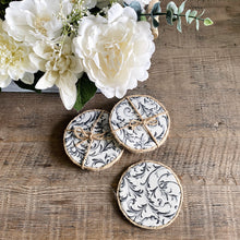 Load image into Gallery viewer, Grey Ornate Coasters
