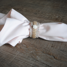 Load image into Gallery viewer, Pink Vintage Floral Napkin Rings