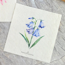 Load image into Gallery viewer, Coneflower &amp; Bluebell Swedish Dish Cloths